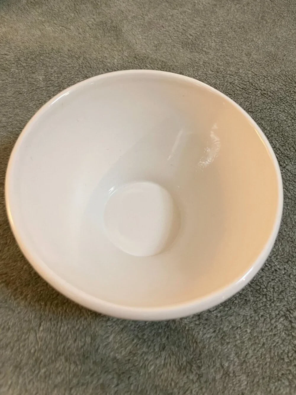 Pottery Barn Chocolate Bowl Ceramic Drip Design Brown White 5